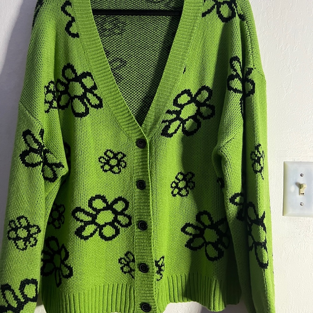 flower cardigan